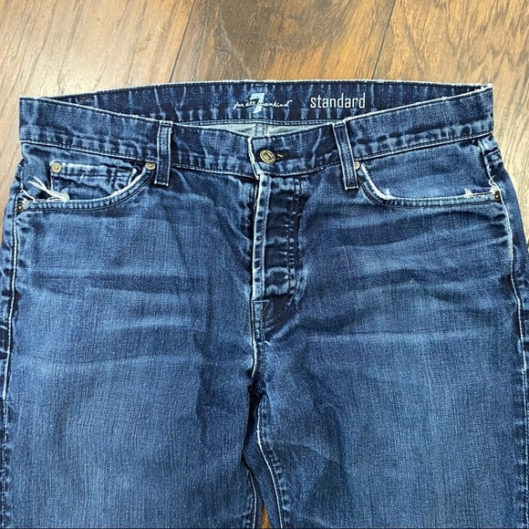 {7FAM} Standard Straight Leg Jeans 36 - Picture 4 of 11